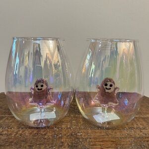 Ghost Wine Glasses - Stemless